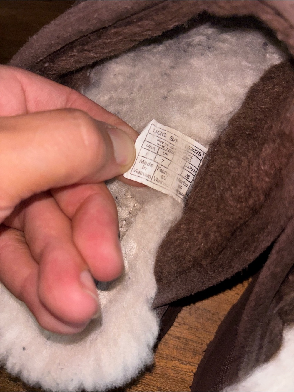 UGG Women's Brown Suede Shearling Clog Slippers 9 - Picture 6 of 6